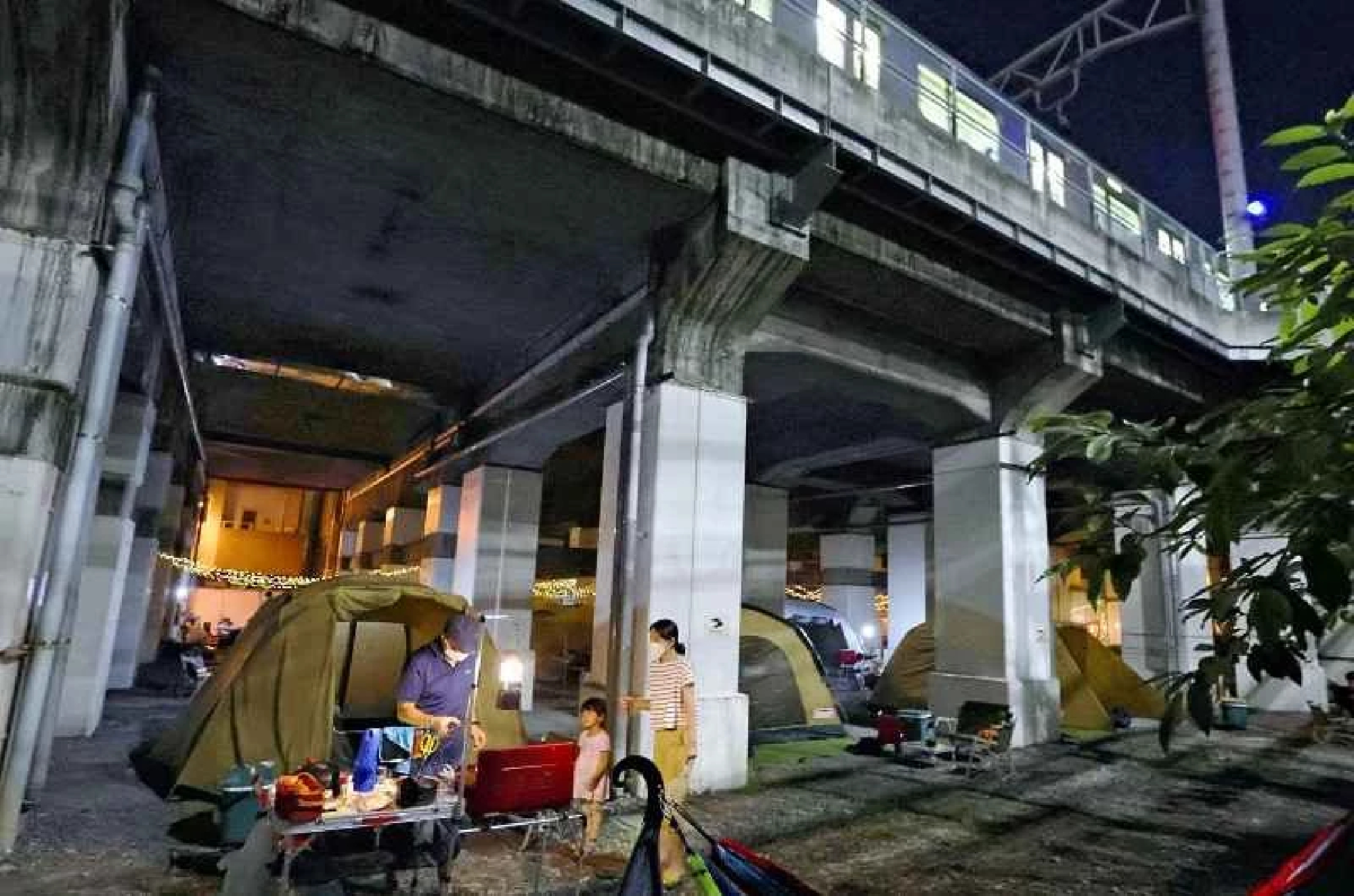 Japan rail firm sets up site to practice camping in Tokyo