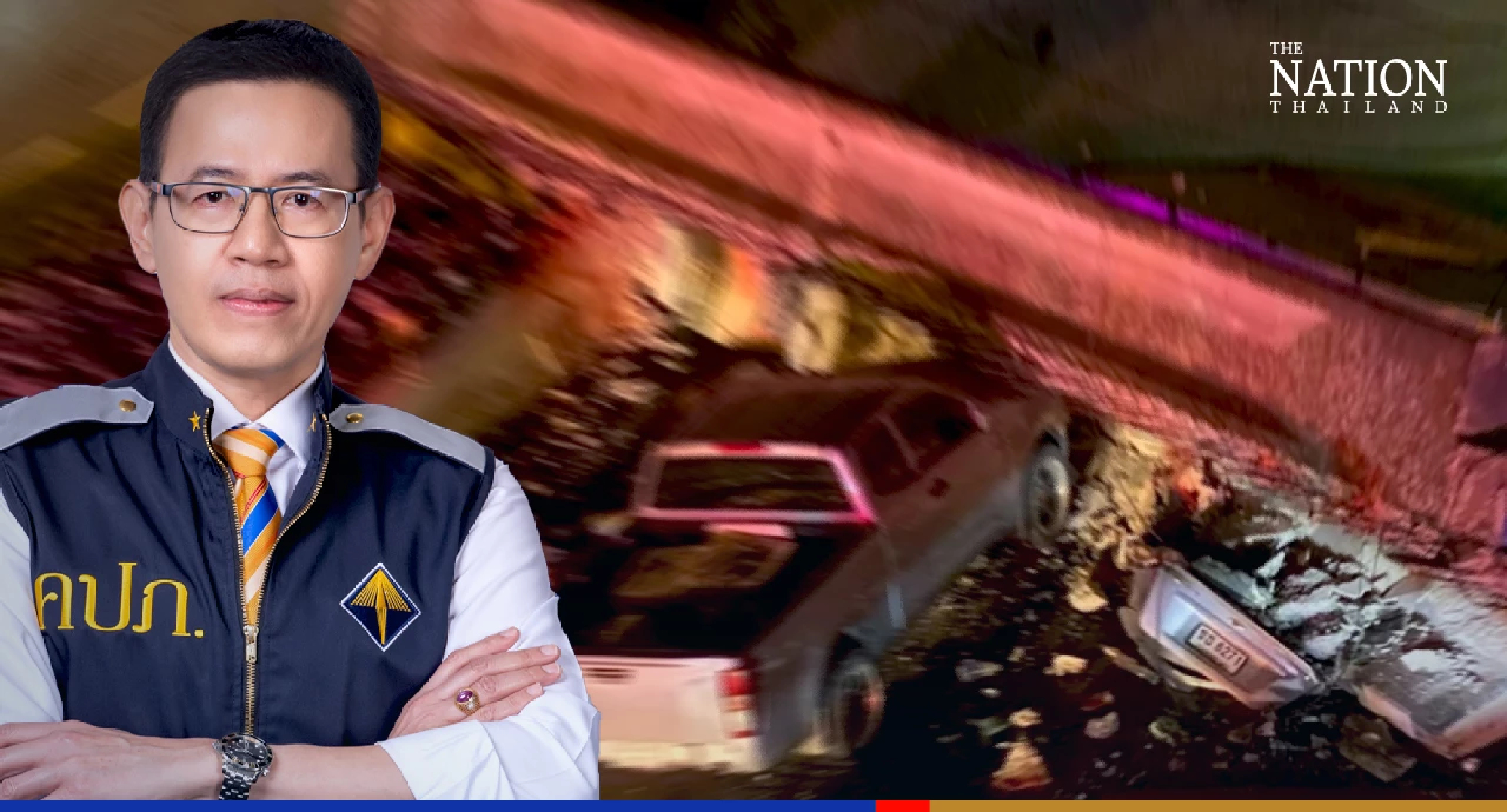 Victims of U-turn bridge collapse to get THB80,000-500,000 compensation