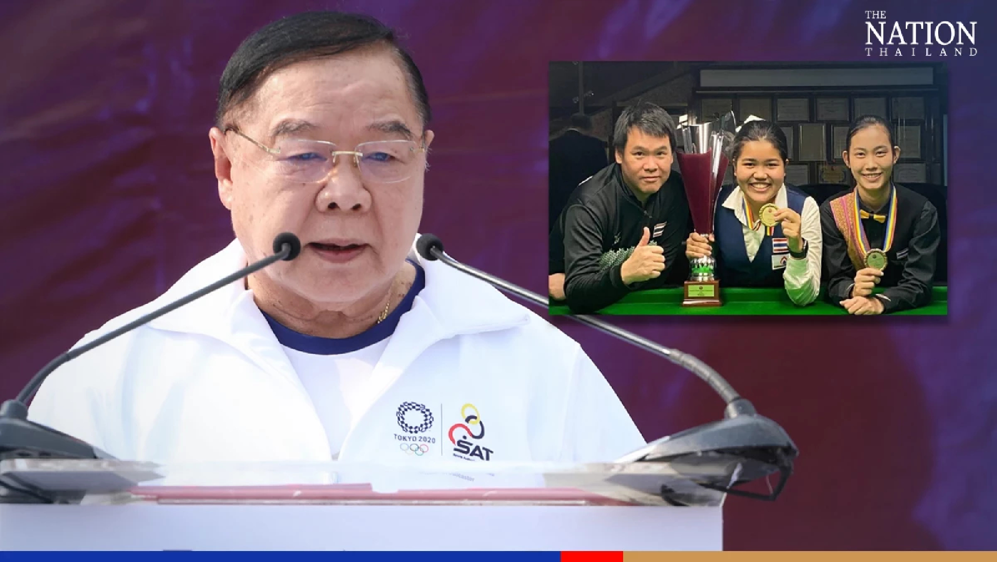 Panchaya, 14, earns Prawit’s praise as new world U21 snooker champion