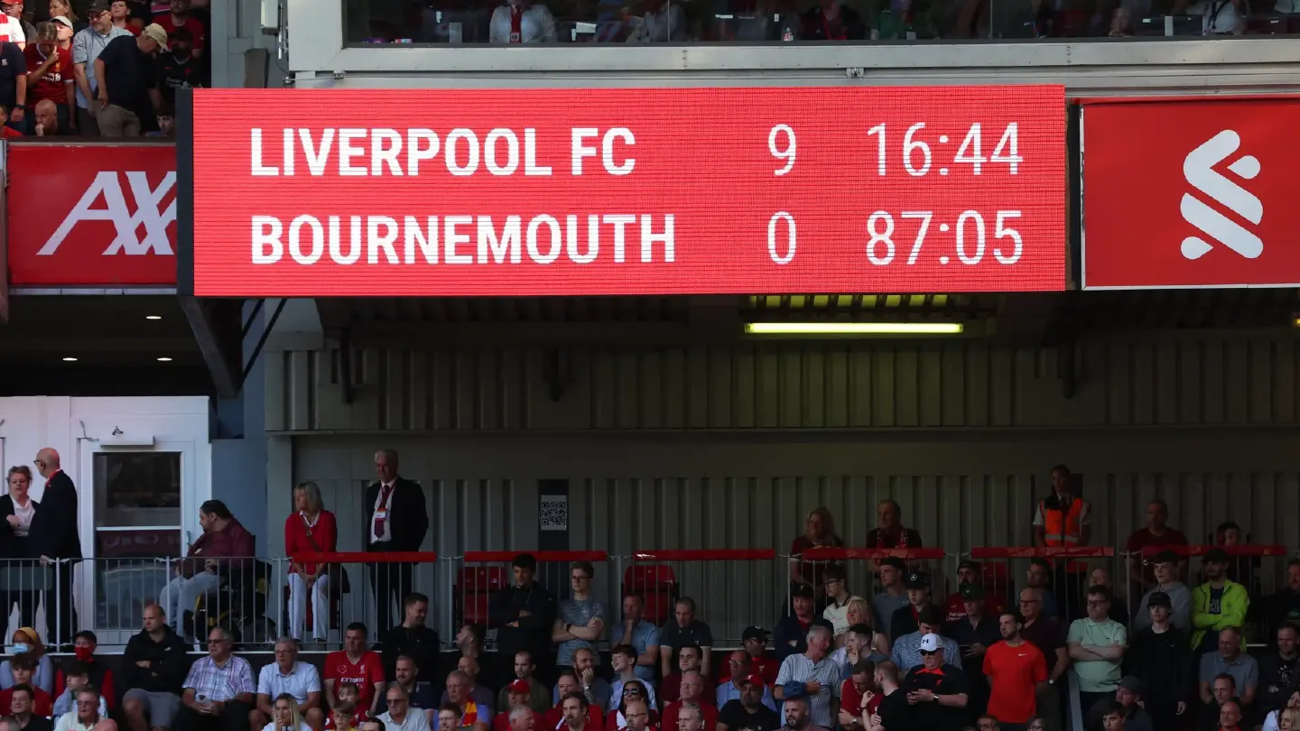 Liverpool equal Premier League record with 9-0 hammering of Bournemouth Liverpool equal Premier League record with 9-0 hammering of Bournemouth