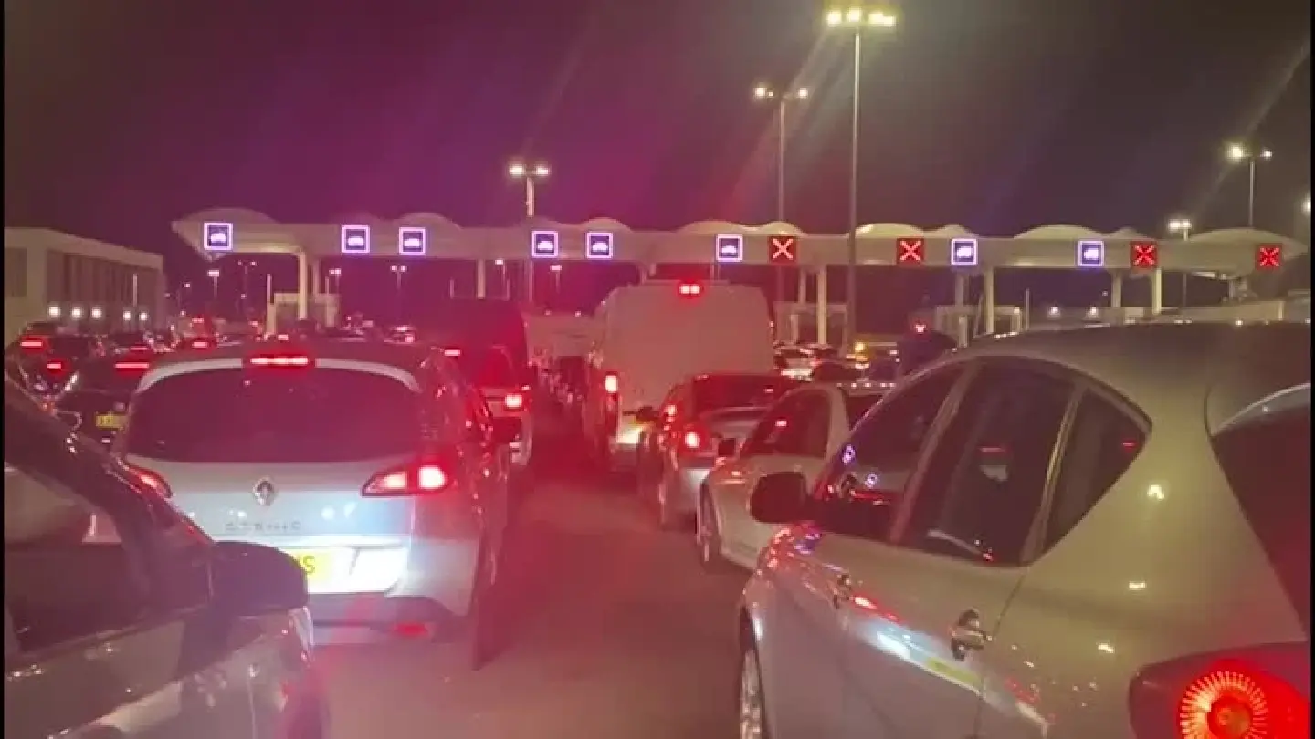Anger, blaring horns as thousands of Britain-bound travellers delayed in Calais