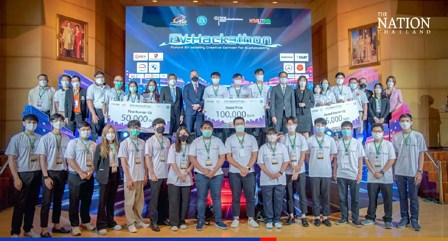 Thai youths compete in ‘EV Hackathon’, a creative contest to celebrate 160th anniversary of Thai-German diplomatic relations