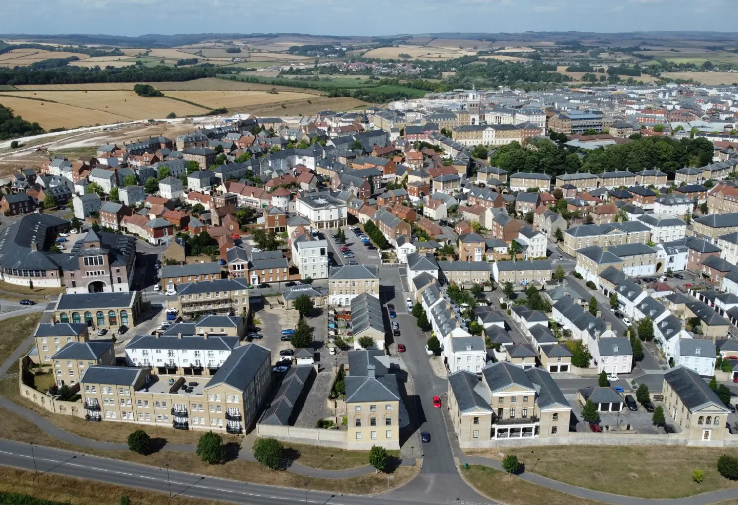 Poundbury suburb showcases King Charles's vision of British life