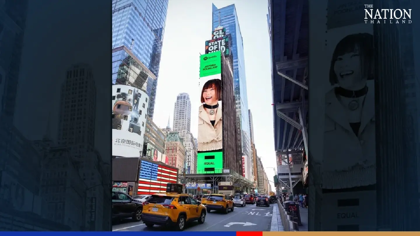 Thai legend Jintara goes global in Times Square equality push