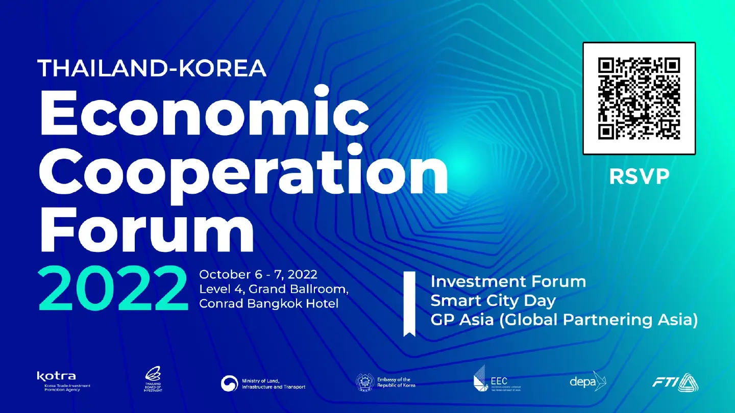 Explore investment seminars and B2B meetings at Thailand-Korea Economic Cooperation Forum 2022