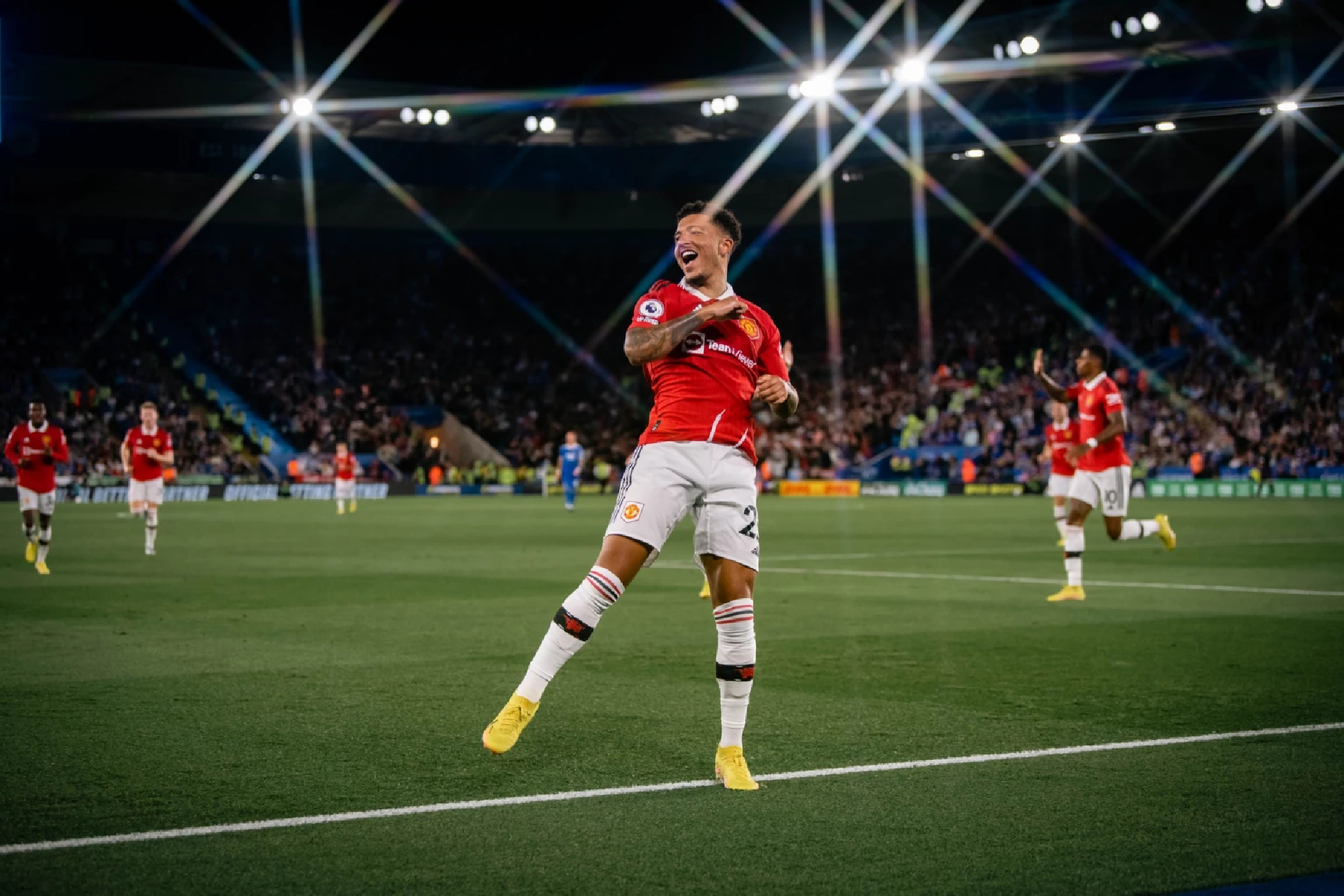 LEICESTER 0 UNITED 1 : Sancho sinks Leicester as Man Utd win three in a row