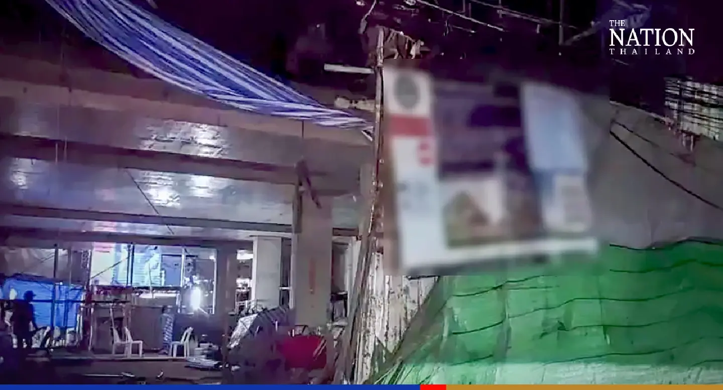 Cambodian workers slightly hurt in Yan Nawa scaffolding collapse Cambodian workers slightly hurt in Yan Nawa scaffolding collapse