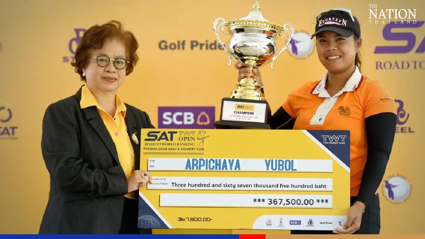 Arpichaya Keeps Cool Under Rain to Win Maiden SAT-TWT Open Crown