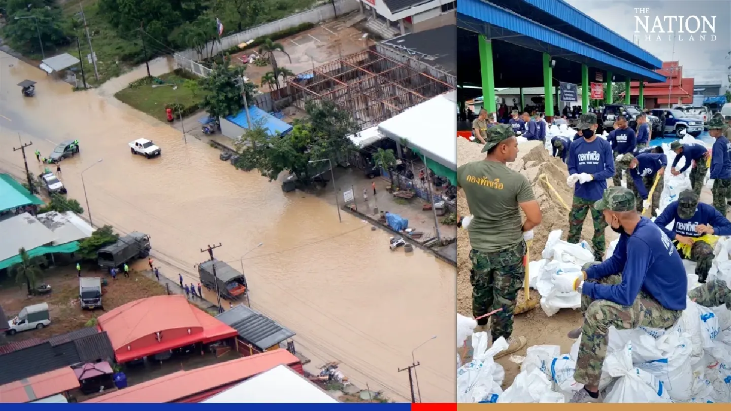 Prayut deploys soldiers for flood operations in Bangkok, across country