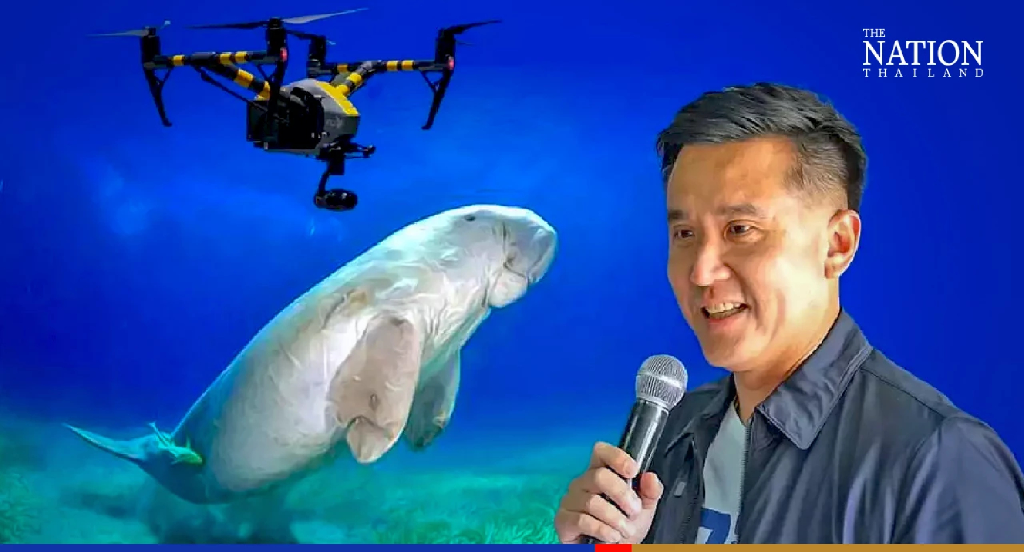 Dugong-hunting drones boost tourism on southern Thai island