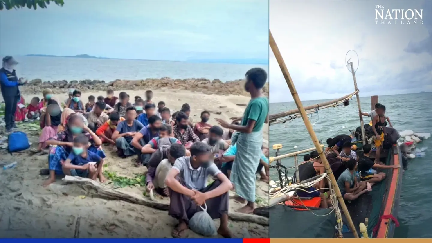 Kids among 51 Rohingya rescued after boat breaks down off Satun