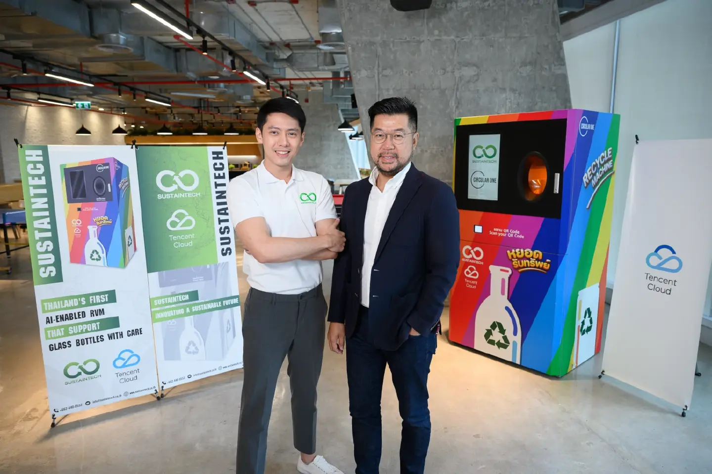 'CircularOne' Thailand's first AI-enabled reversed vending machine 'CircularOne' Thailand's first AI-enabled reversed vending machine