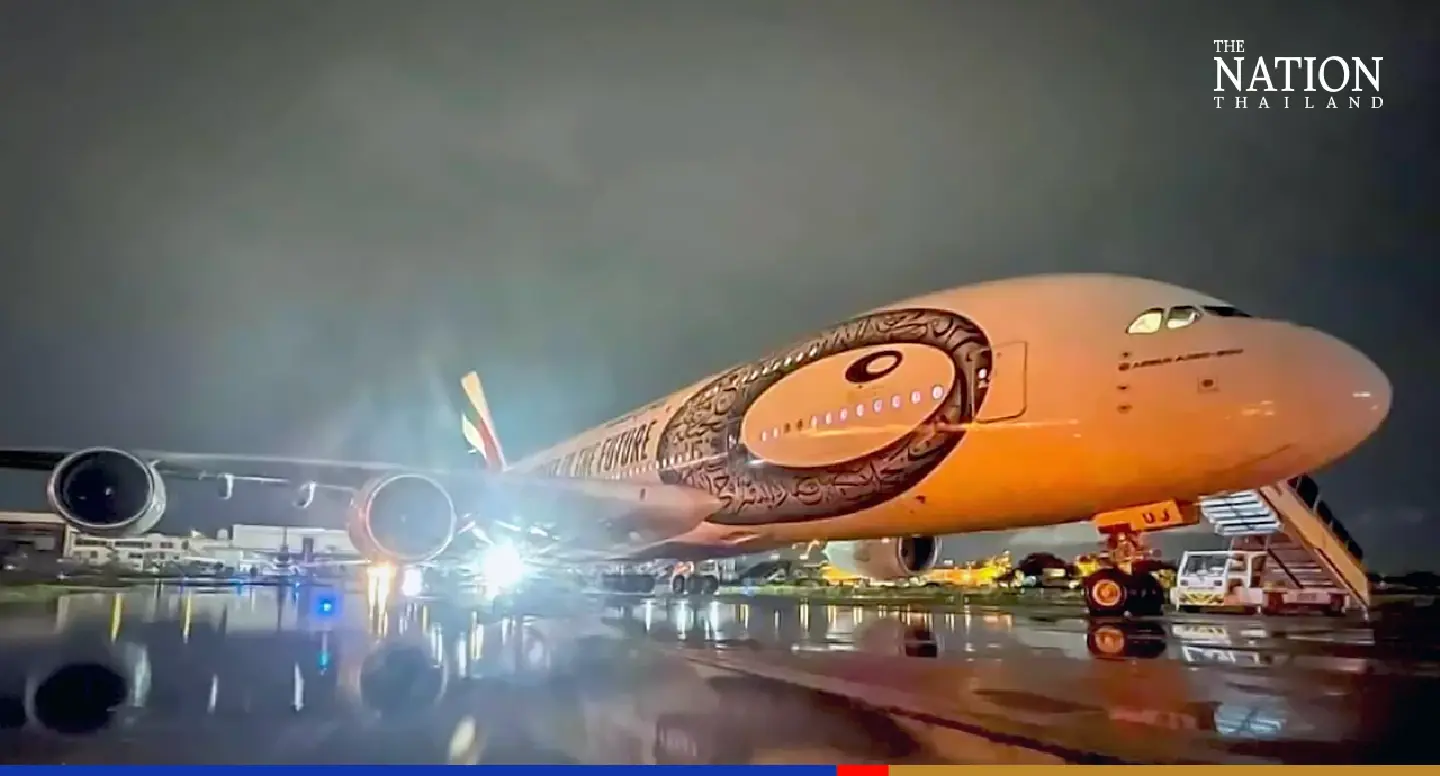 Heavy rain over Suvarnabhumi forces Emirates’ A380 to land at Don Mueang