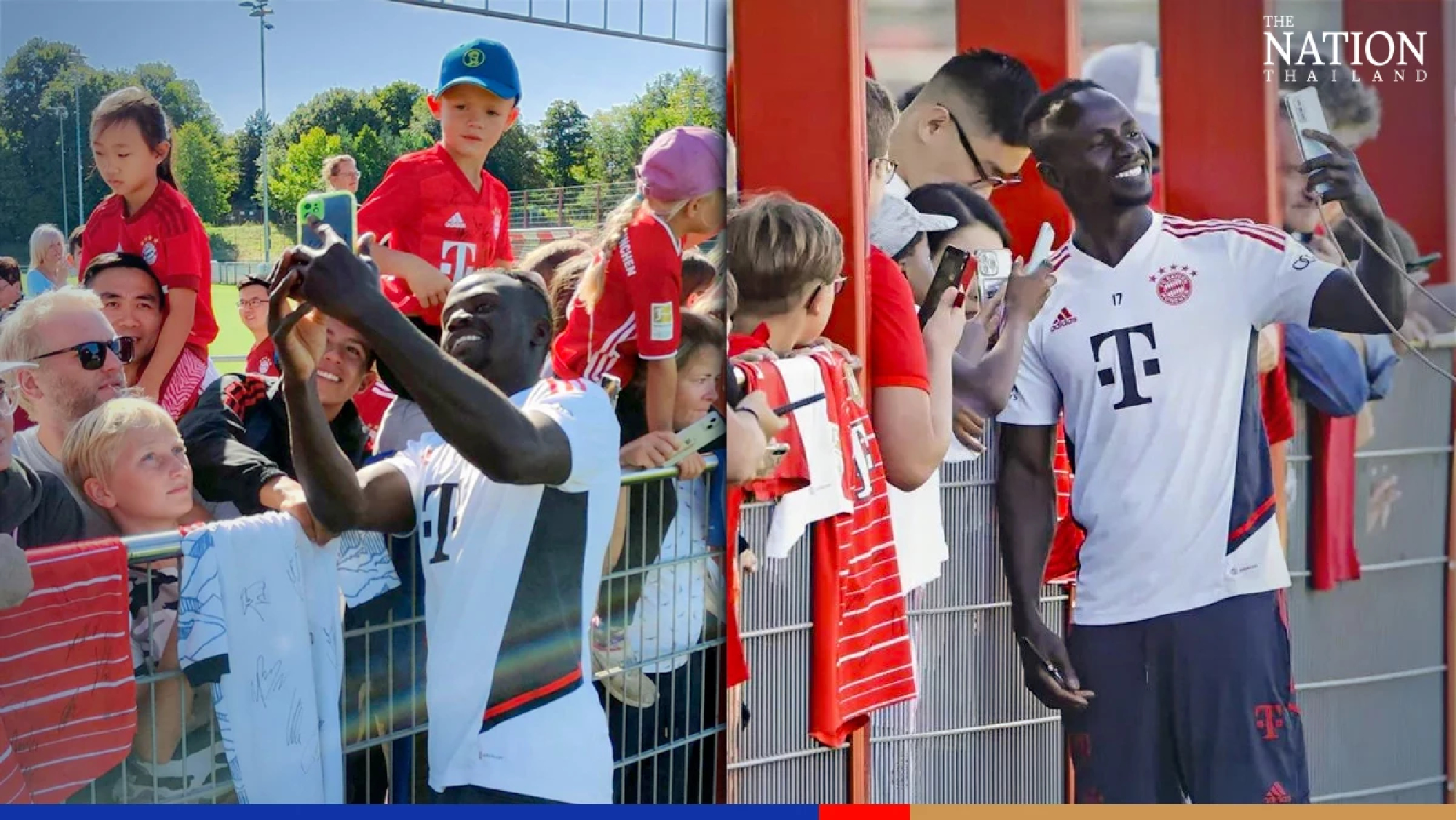 Sadio Mane love-bombs Bayern fans by signing over 1,000 autographs