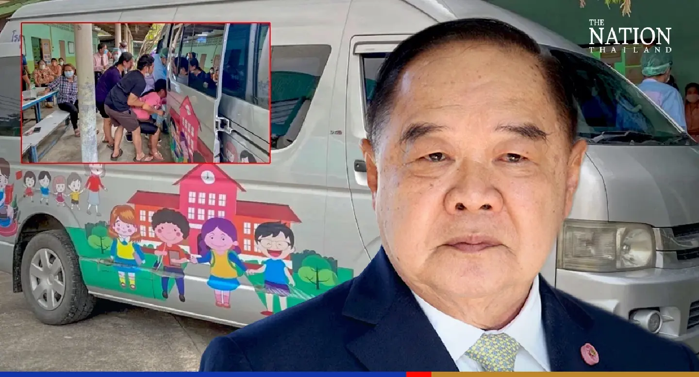 Prawit tells Education Ministry to find solution to school van incidents