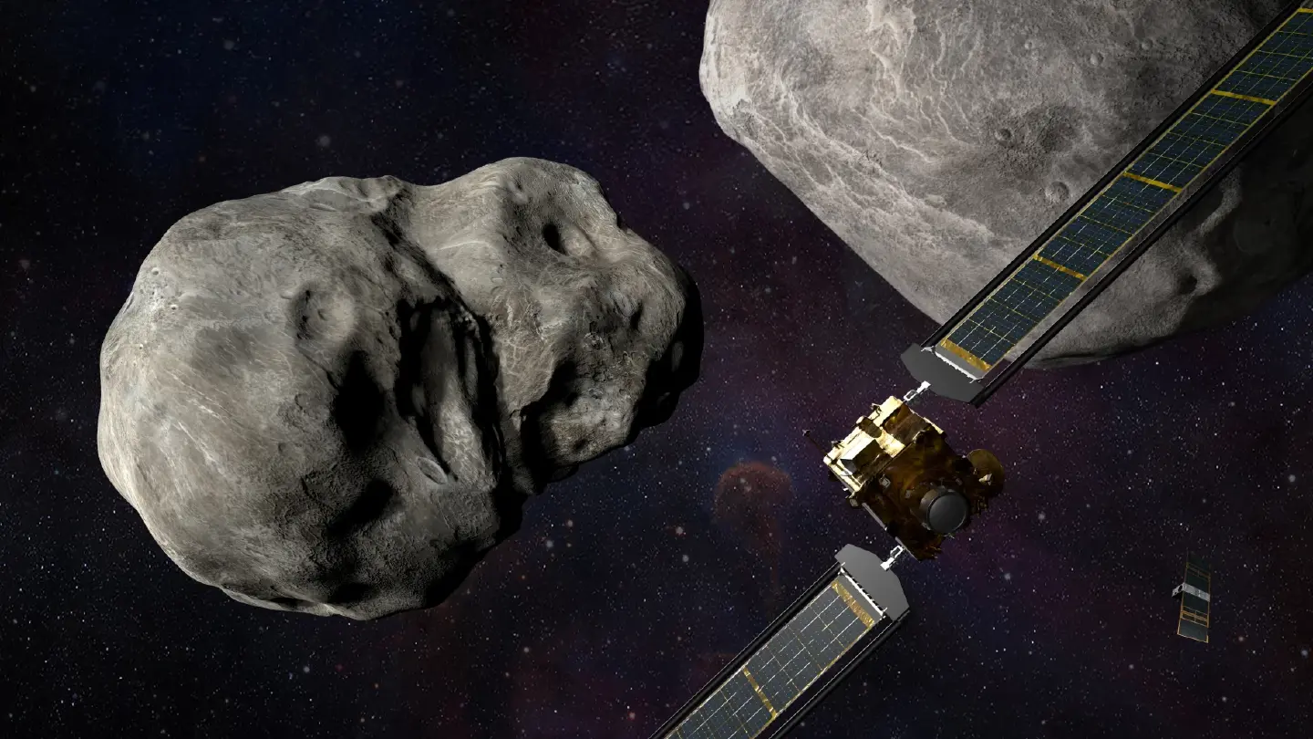 Nasa's DART spacecraft hits target asteroid in test of planetary defense system