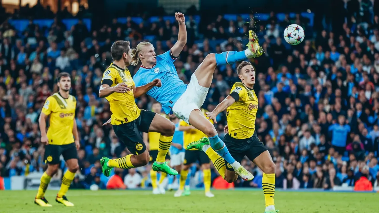 Haaland goal reminds Guardiola of Cruyff as Man City beat Dortmund 2-1