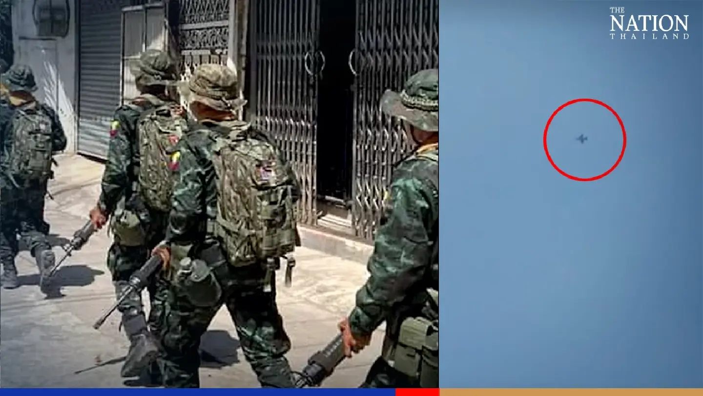 Myanmar deploys more troops, fighter jets on Thai border to tackle ethnic rival forces