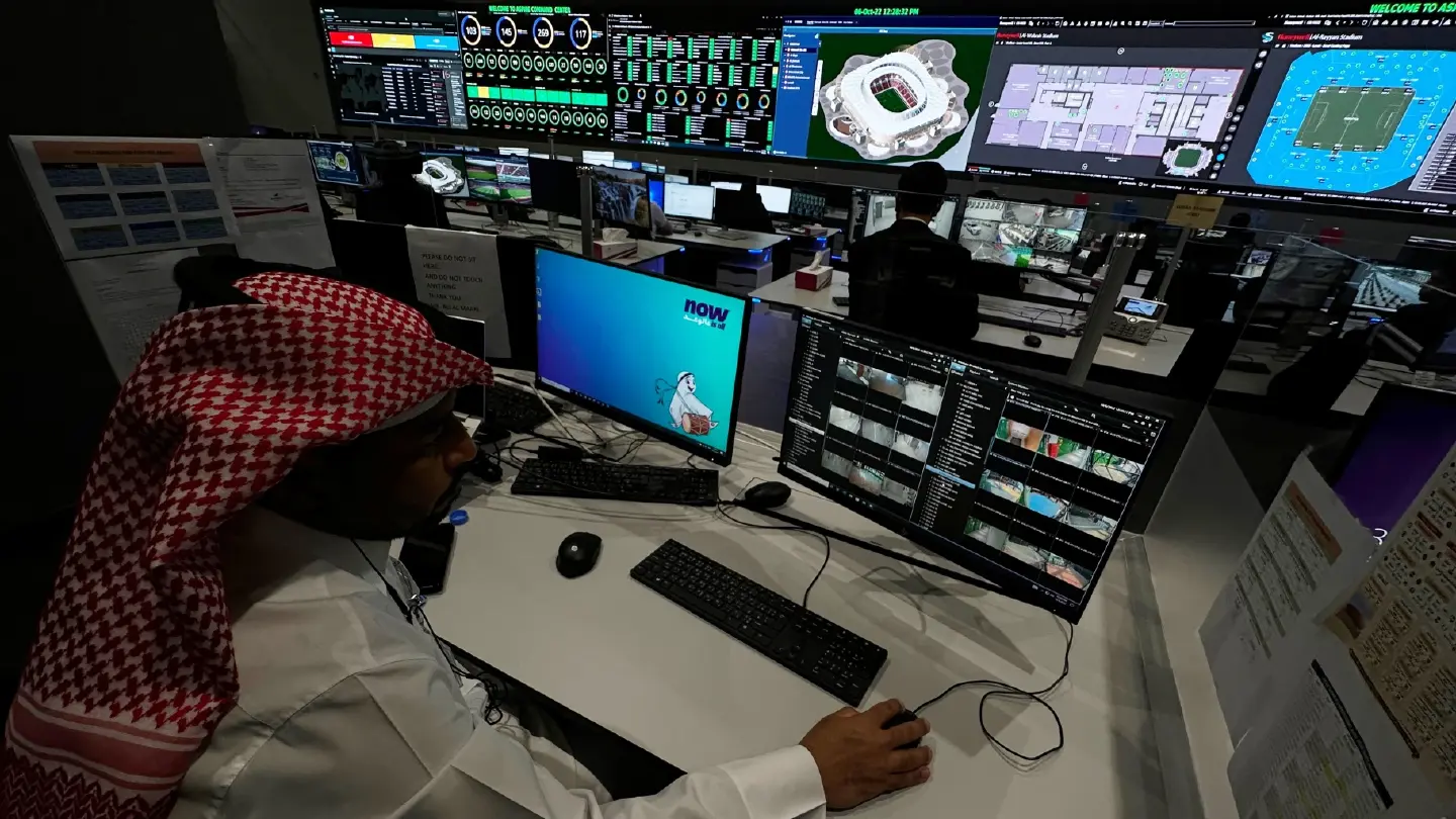 A look at Qatar 2022's Command Centre A look at Qatar 2022's Command Centre