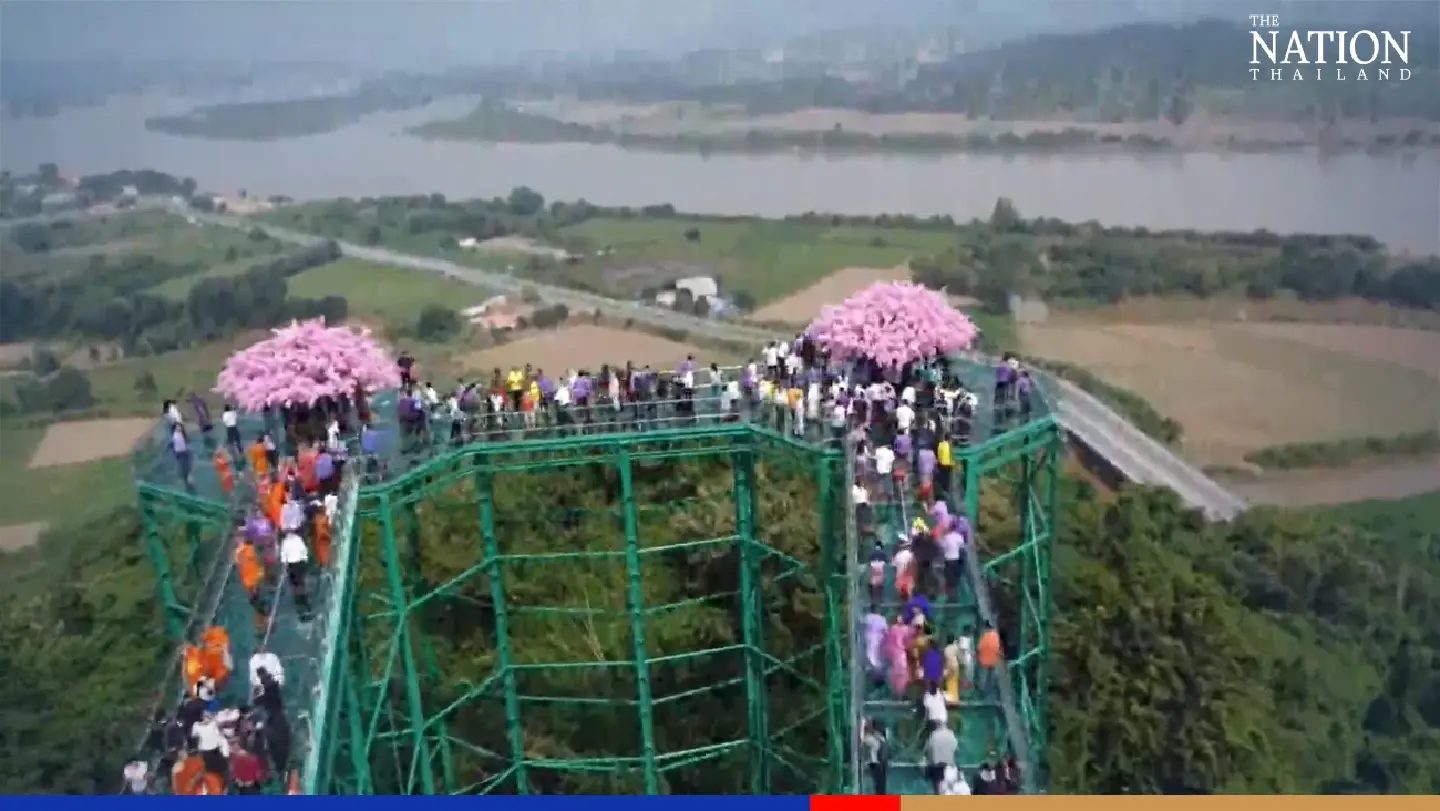 Chiang Rai opens glass skywalk at Golden Triangle of Thailand, Myanmar and Laos Chiang Rai opens glass skywalk at Golden Triangle of Thailand, Myanmar and Laos