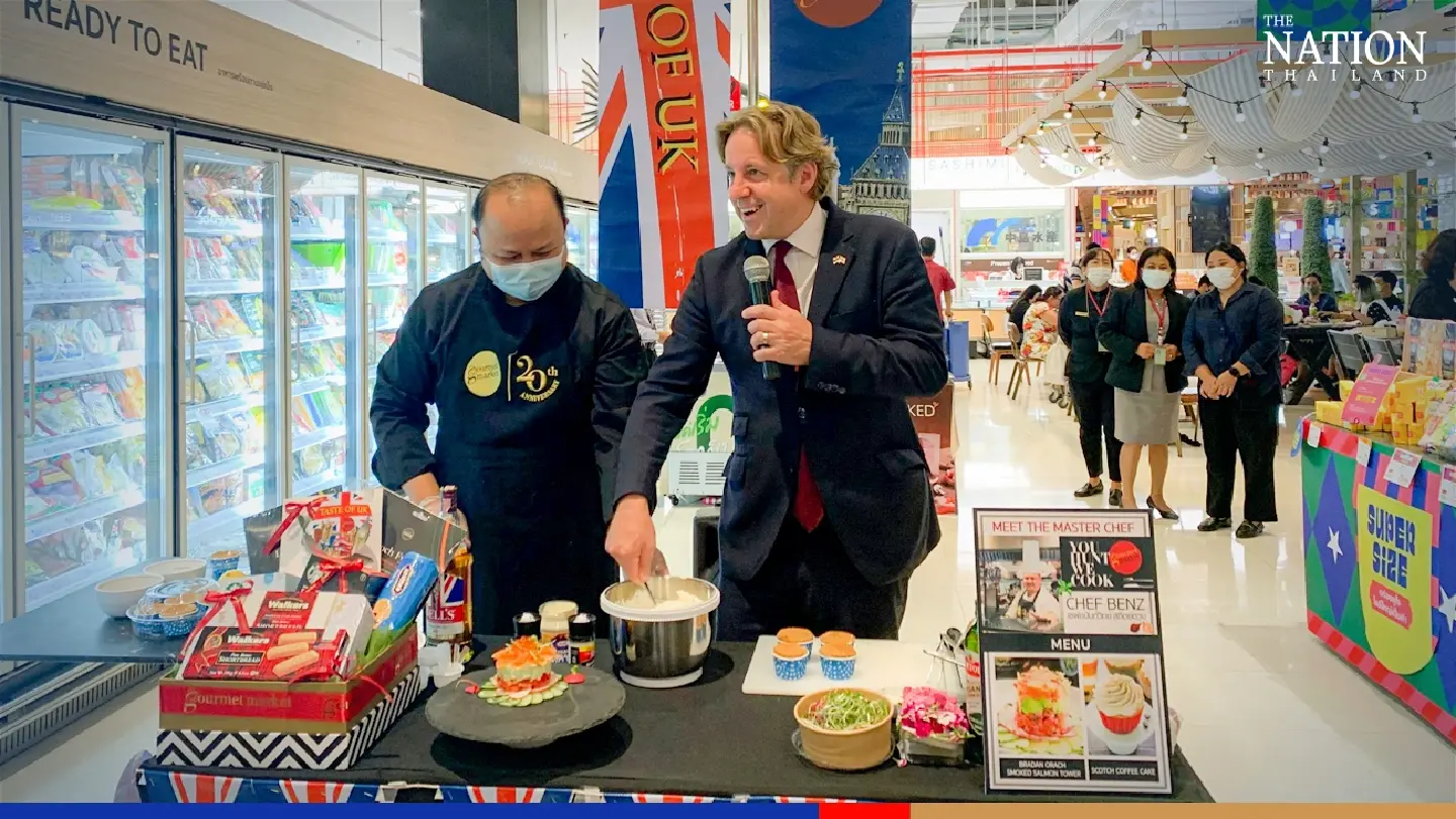 British parliamentary Under-Secretary of State at the Department for International Trade, Minister for Exports is in Bangkok to promote education, trade and investment