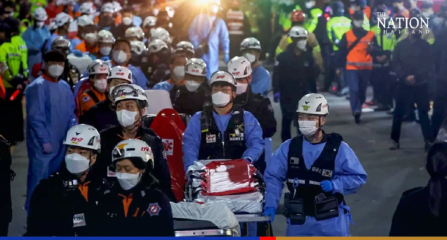 First Thai death confirmed in South Korean Halloween stampede First Thai death confirmed in South Korean Halloween stampede