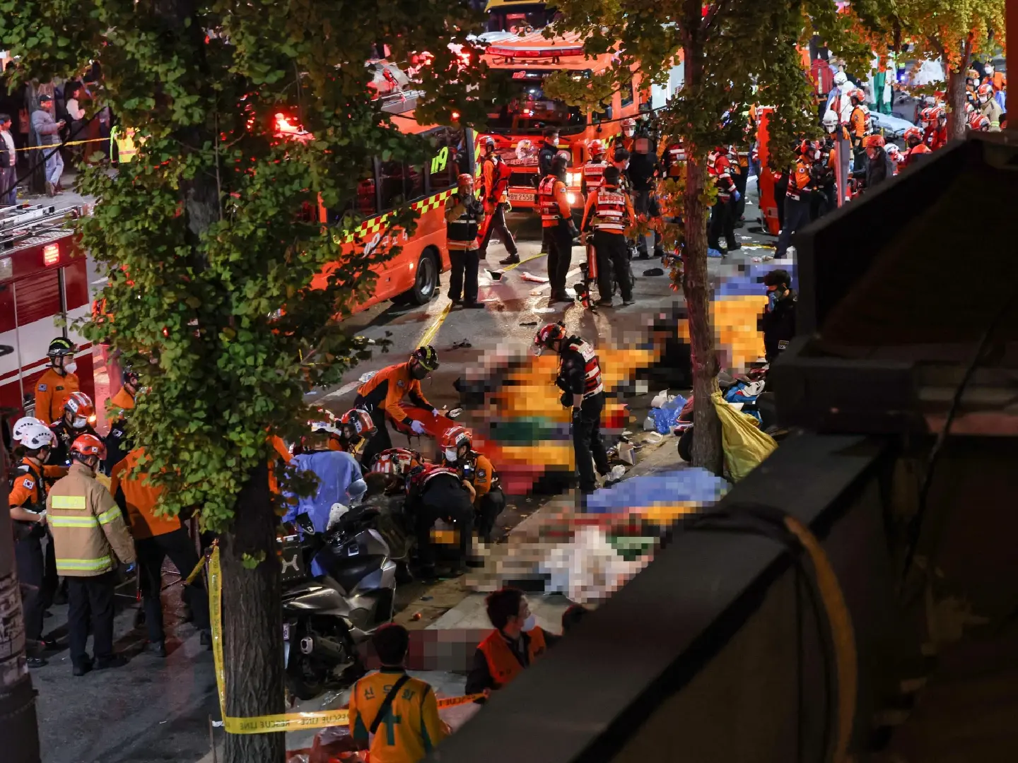 Dozens in cardiac arrest in Itaewon amid Halloween celebrations: officials