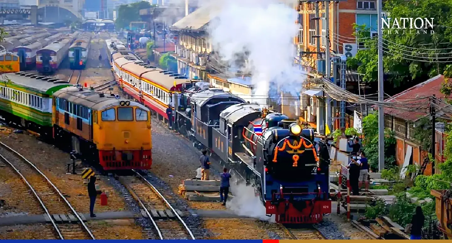 Steam train passengers celebrate Thai railway’s 125th birthday on Bangkok-Ayutthaya trip through time Steam train passengers celebrate Thai railway’s 125th birthday on Bangkok-Ayutthaya trip through time
