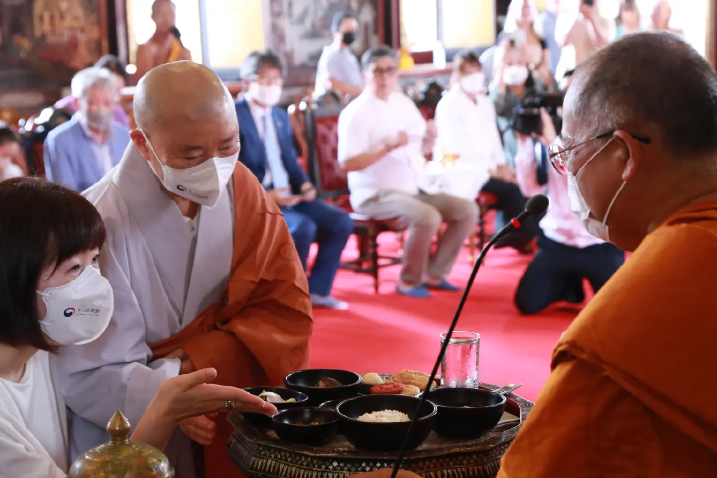 Korean temple food from nun-cum-chef Jeongkwan brings smiles to monks at Wat Arun
