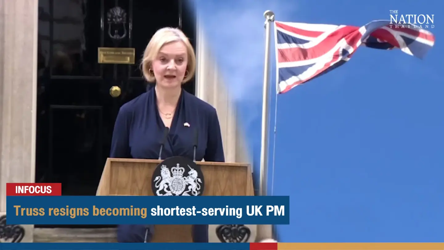 Truss resigns, becoming shortest-serving UK PM