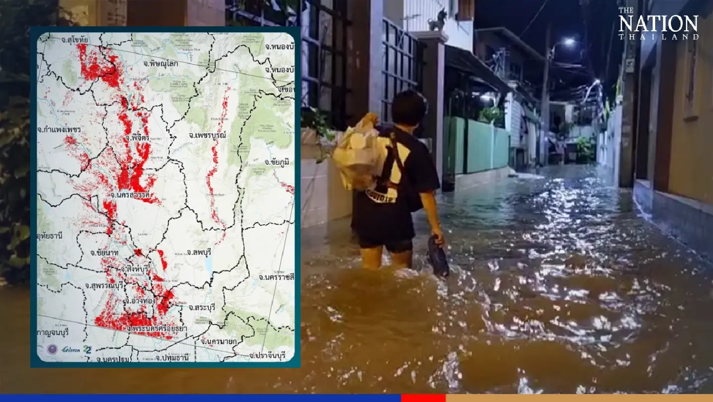 Nonthaburi levees cave in as runoffs burst Chao Phraya’s banks, causing metre-high floods