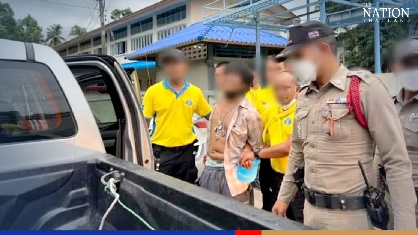 Police foil gun-wielding druggie’s mission to ‘kill his son’ at school gates in Nakhon Si Thammarat