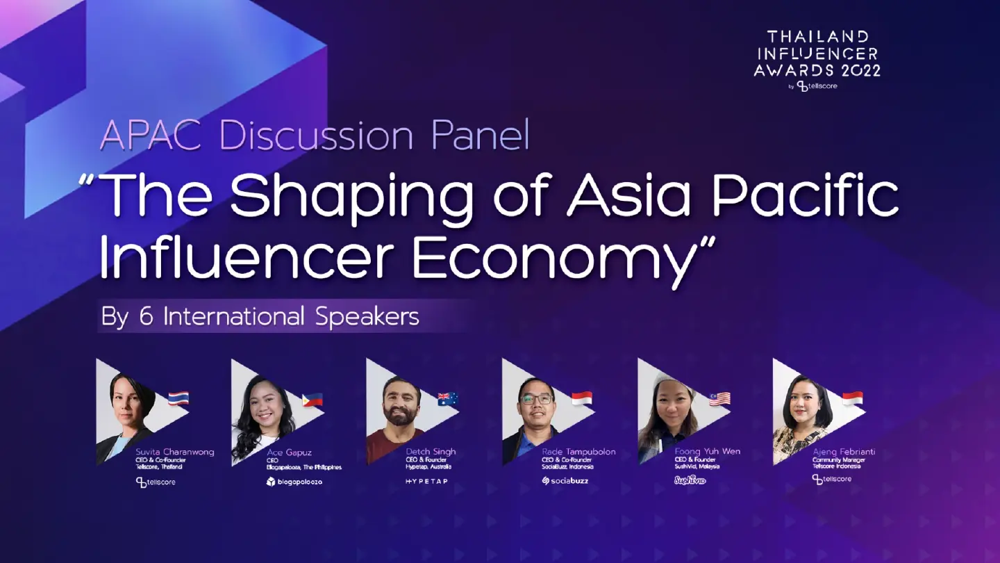 The Shaping of SEA and APAC Influencer Economy