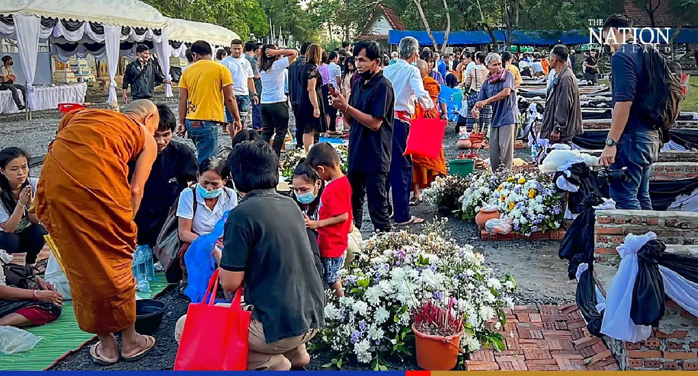 Heartbroken parents collect toddlers' ashes after cremation