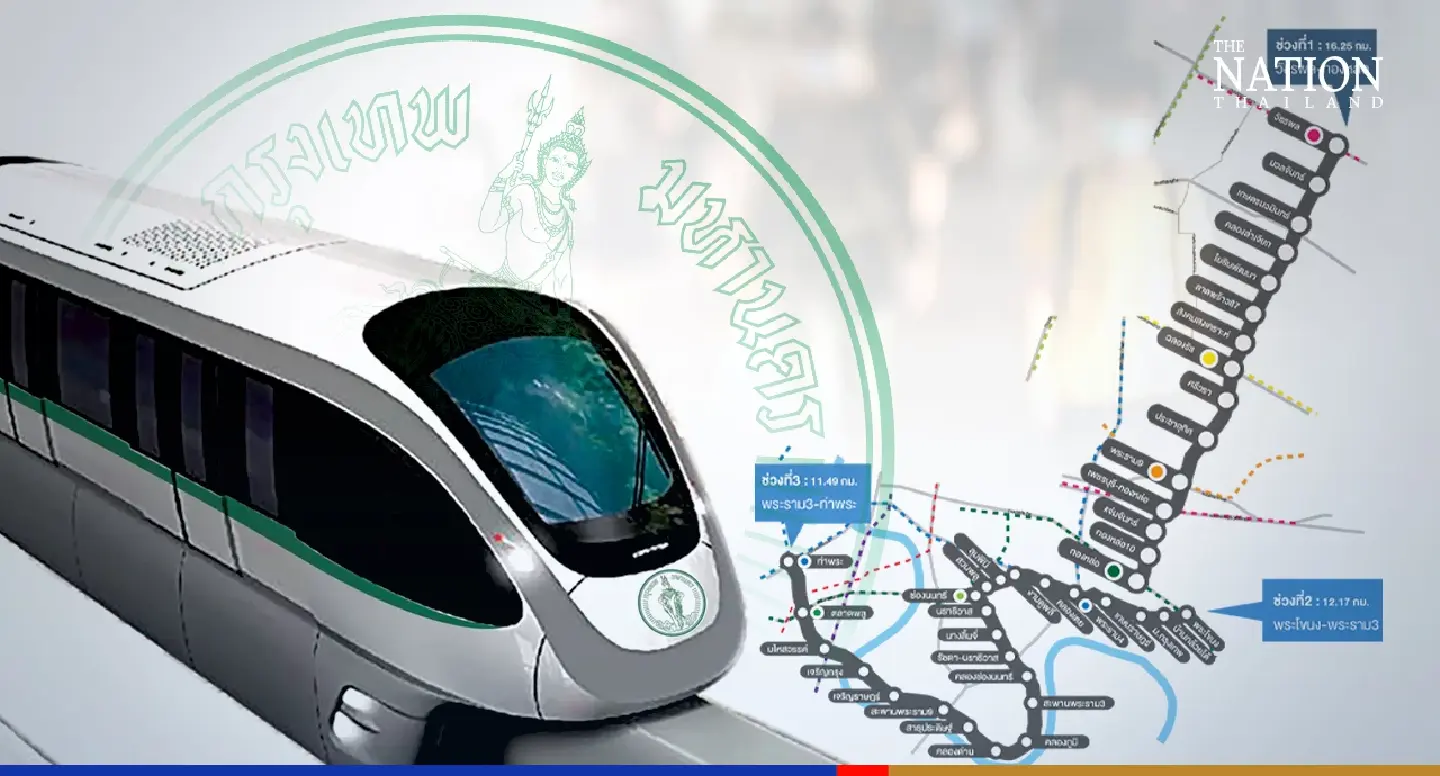 Chadchart will ask MRTA to carry out two electric train projects