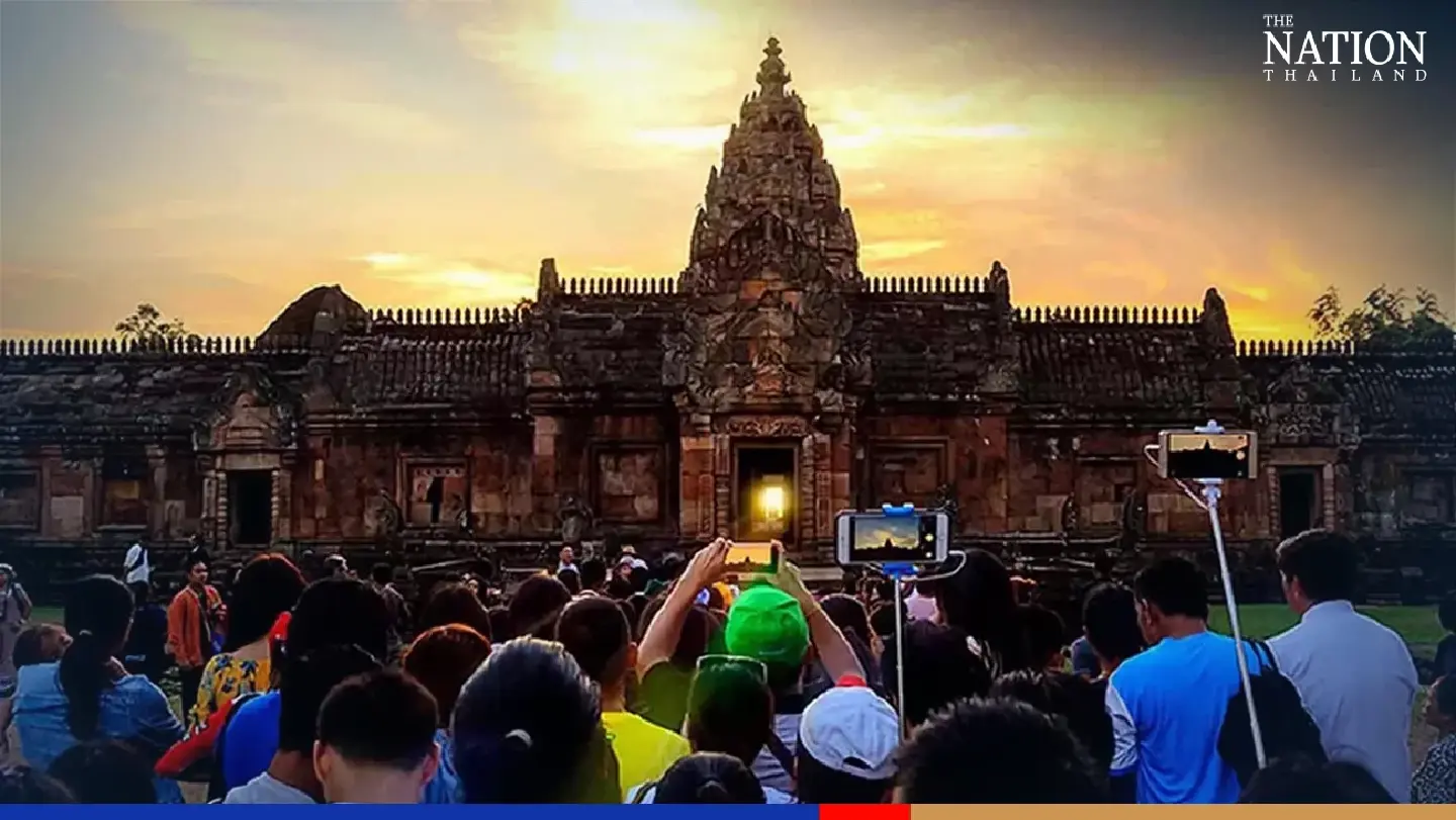 Setting sun to pierce 15 gateways at Buri Ram temple in rare event next week Setting sun to pierce 15 gateways at Buri Ram temple in rare event next week