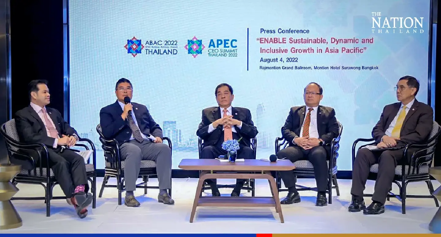 Thai private sector targets Apec summit with 5-pronged strategy Thai private sector targets Apec summit with 5-pronged strategy