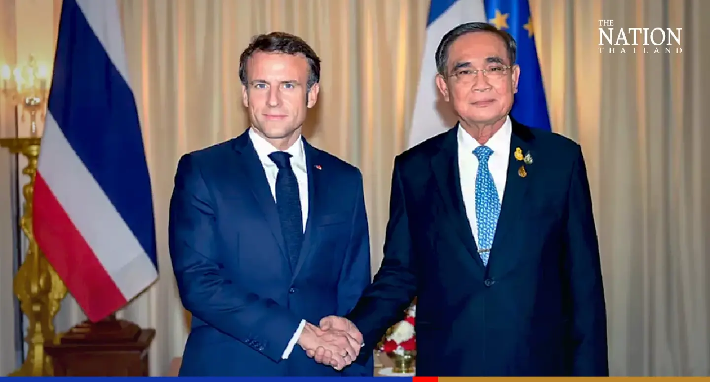 Prayut, Macron pledge to boost economic cooperation