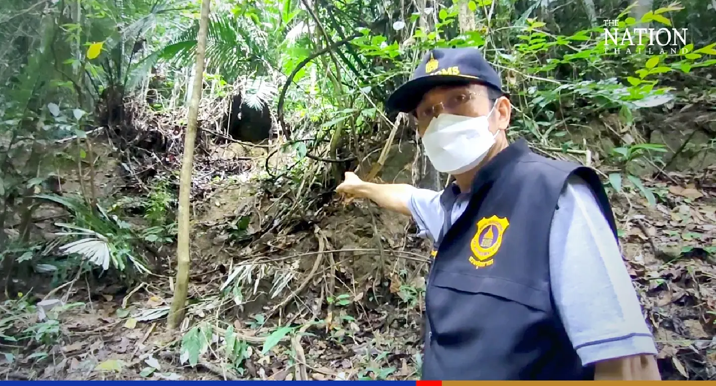 Officials find hidden pathway linking Satun province to Malaysia