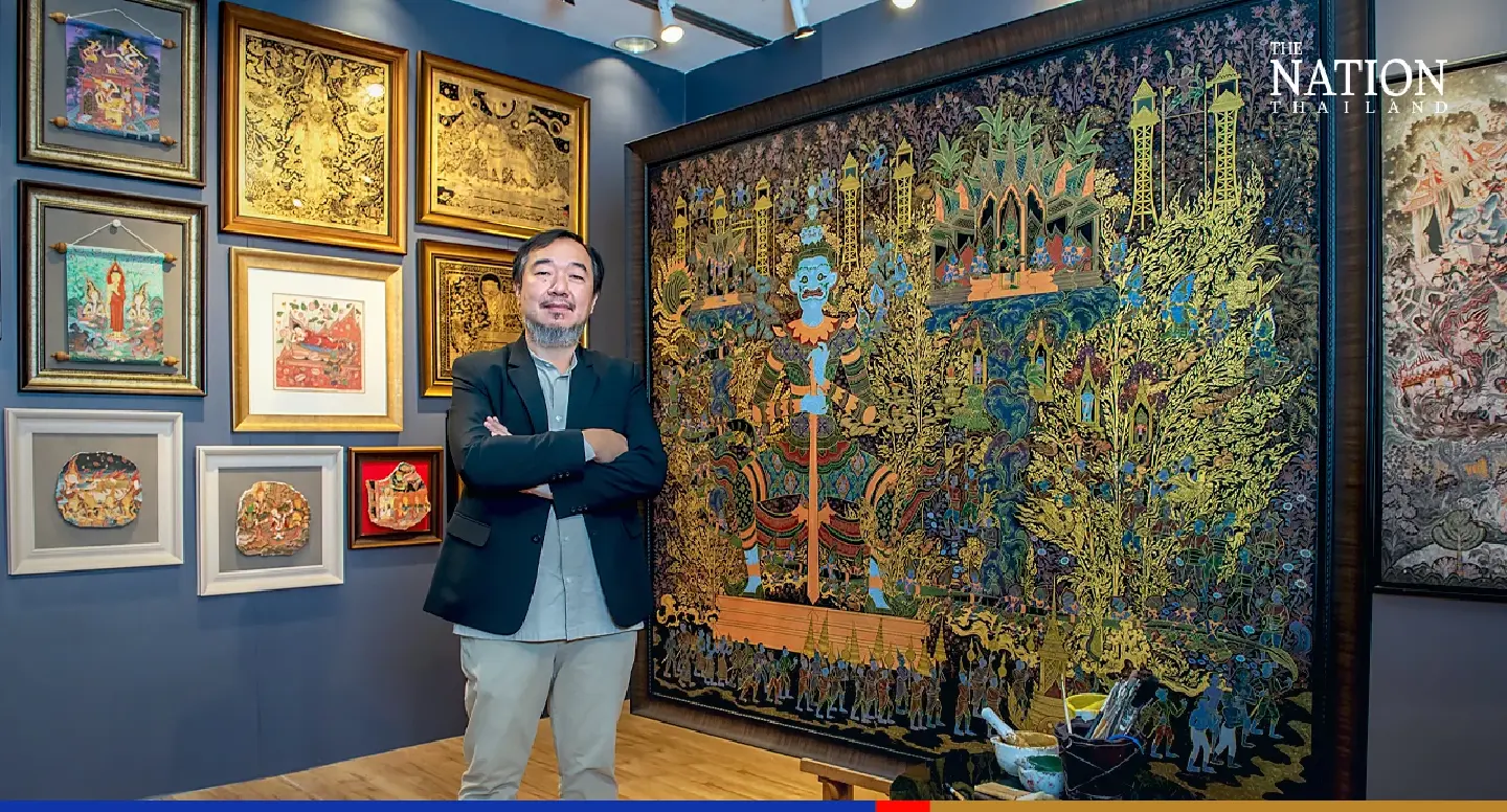 Immerse yourself in the ancient Thai lacquer art of Lai Kammalor