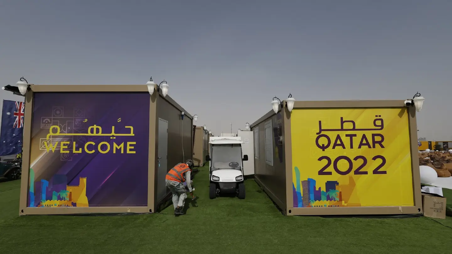 A look inside a fan village at Qatar World Cup