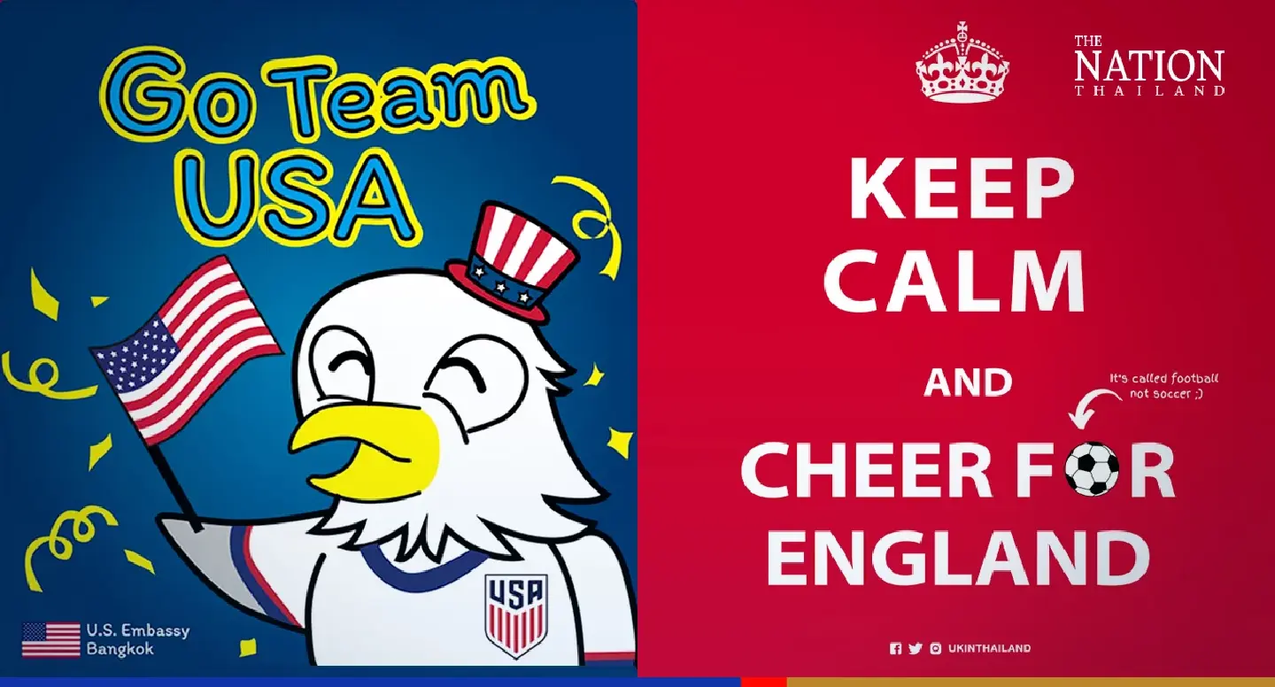 ‘It’s called football not soccer’: UK embassy teases Americans before England-USA clash