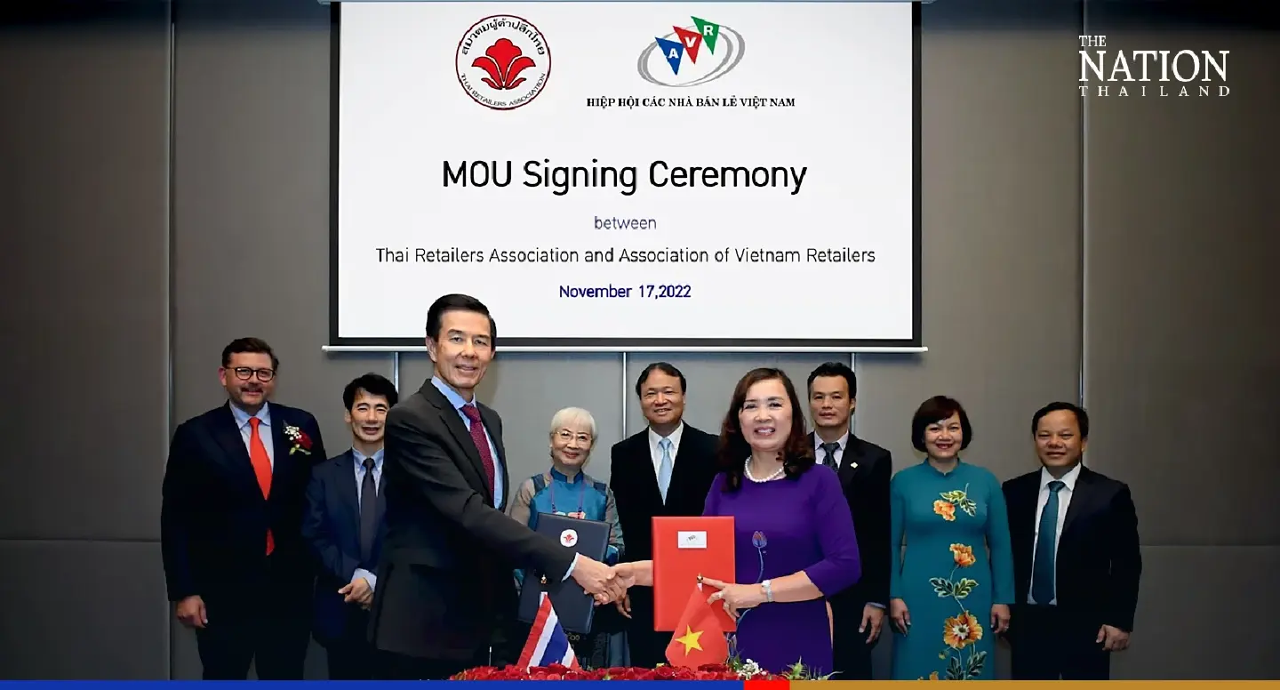Thai, Vietnamese retailers sign pact to boost trade Thai, Vietnamese retailers sign pact to boost trade
