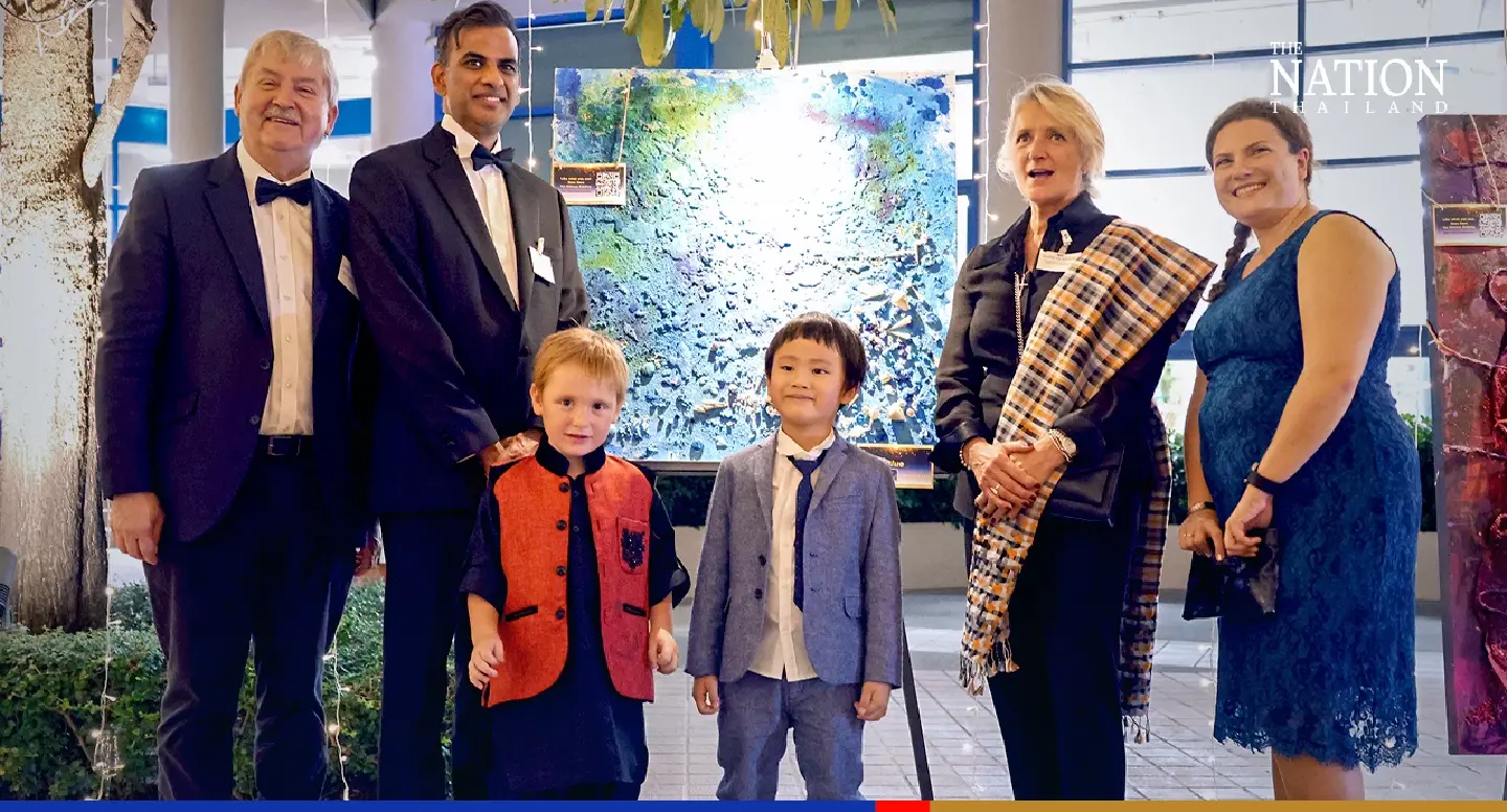 Auction of artworks by Shrewsbury students raises THB300,000 for charities