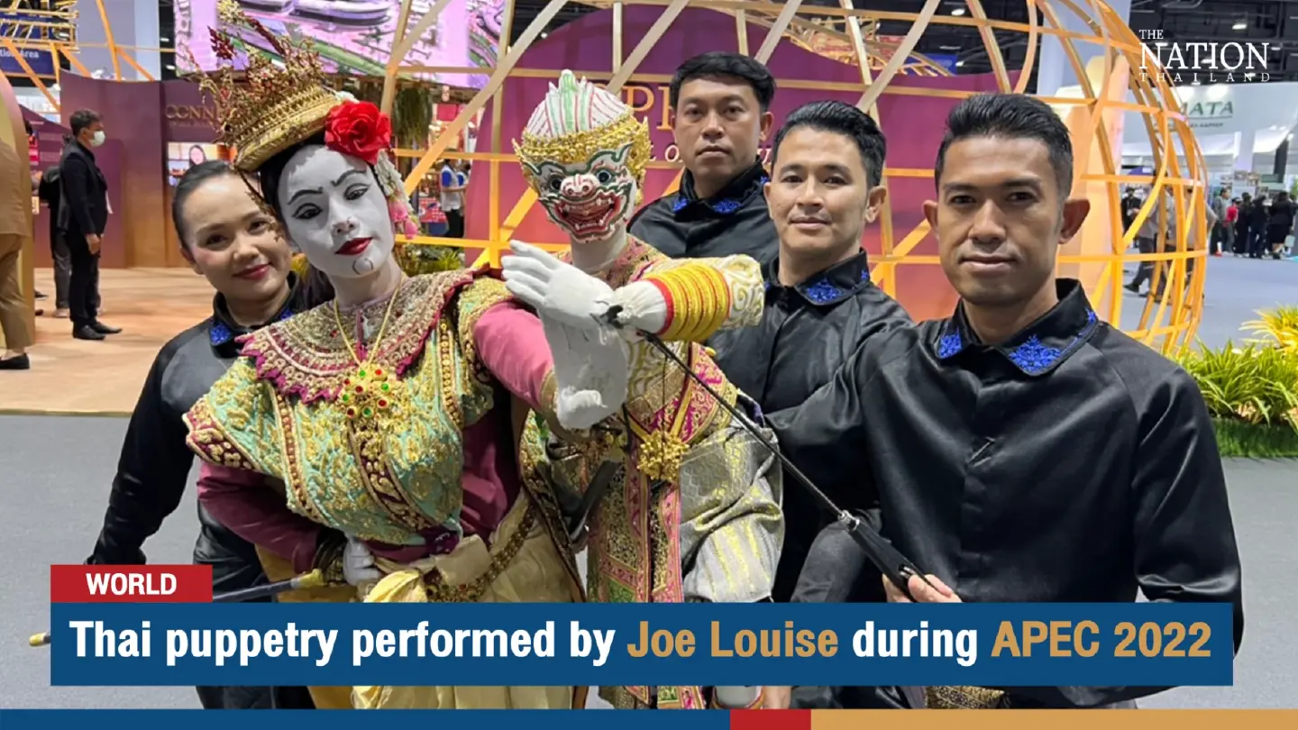 Thai puppetry performed by Joe Louise during APEC 2022