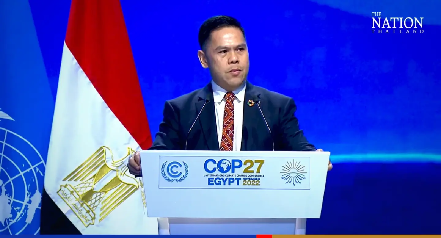 Tackling climate change a united battle, Varawut says at COP27
