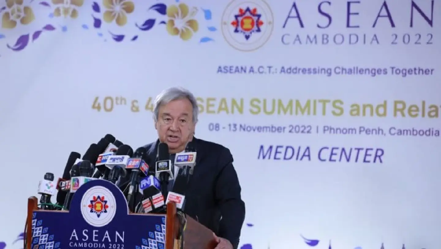 UN chief warns that Myanmar crisis now threatens Asean security UN chief warns that Myanmar crisis now threatens Asean security