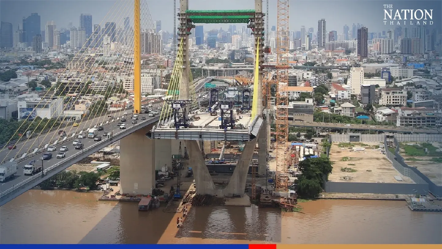 New bridge over Chao Phraya to slash Bangkok traffic jams from next year New bridge over Chao Phraya to slash Bangkok traffic jams from next year