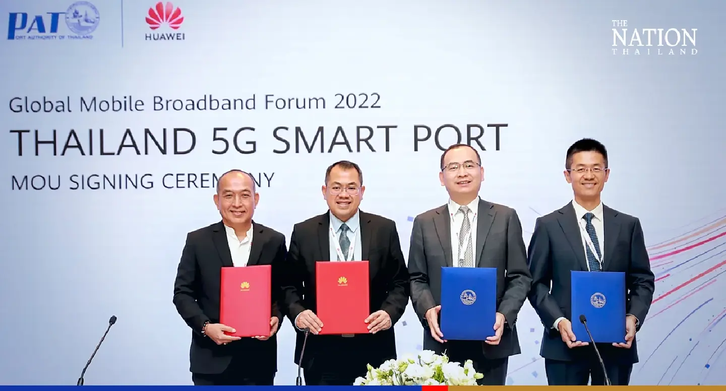 Huawei to use 5G tech to develop smart ports in Thailand