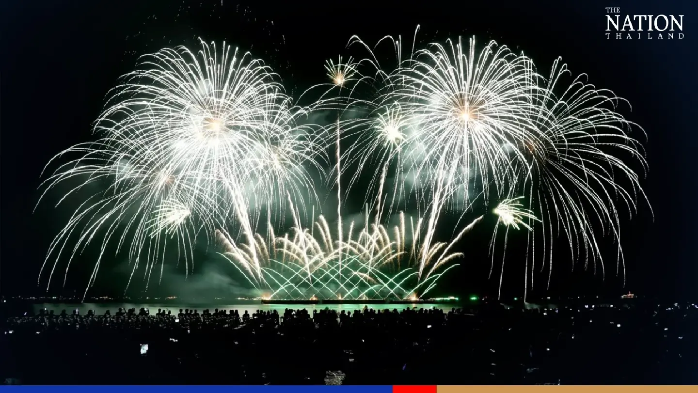 Pattaya skies light up with fireworks this weekend